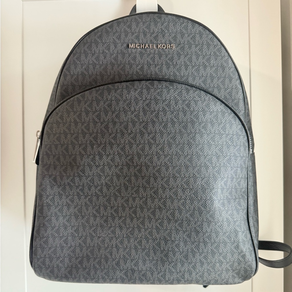 Black Michael Kors Large Abbey Backpack